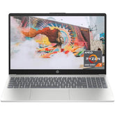 HP Laptop FHD Display AMD Ryzen 7 5825U, 8GB RAM 512GB SSD AMD Radeon Graphics Windows 11 Home – Natural Silver
